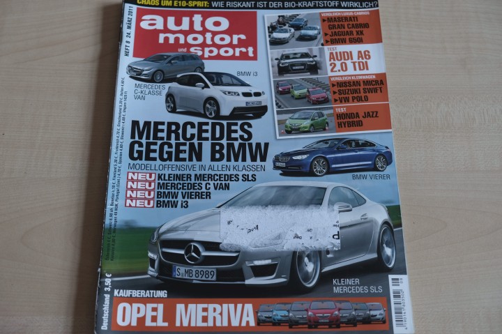 Deckblatt Auto Motor und Sport (08/2011)